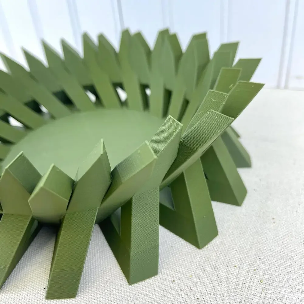 Modern Storage Bowl, Novi Catch-All Bowl, Spiky Design, Functional Art